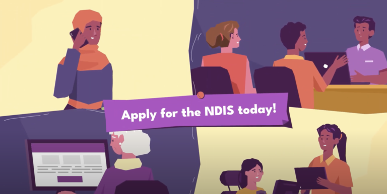 Animated Explainer Video - NDIS Women girls female & NB